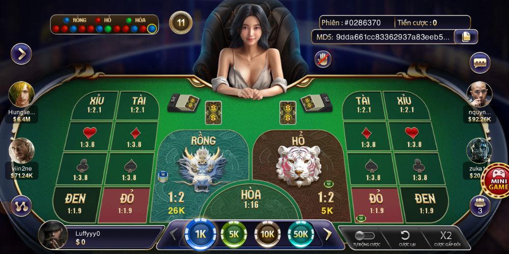 Kinh nghiệm chơi Rồng Hổ tại HitClub giúp tăng cơ hội thắng