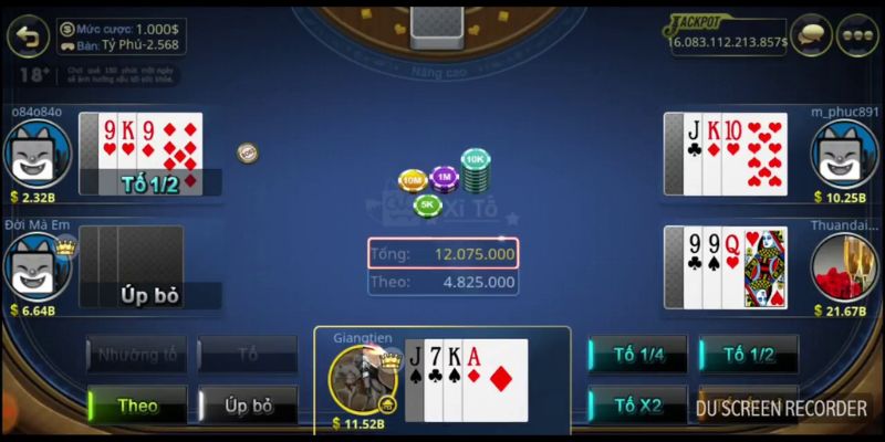 Hướng dẫn chơi xì tố HitClub dễ hiểu cho người mới bắt đầu