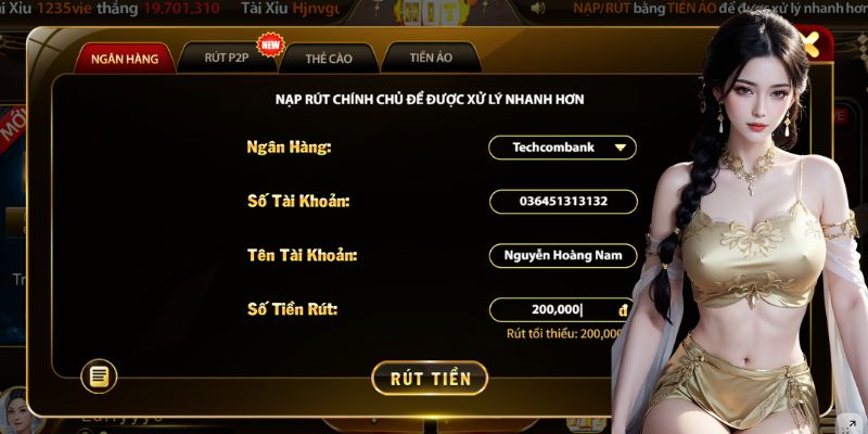 Cách nạp rút tiền HitClub an toàn, thao tác đơn giản